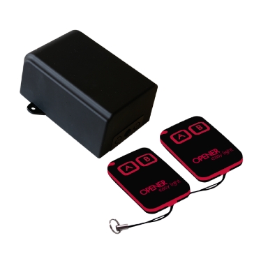 Kit ricevitore+2 radiocomandi universali 2 canali per esterno 220V