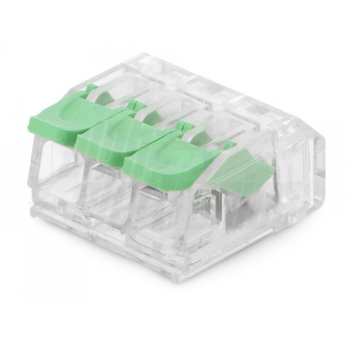 Connettore rapido serrafilo singolo polo 3 morsetti DGBSC-SG01/4-03P