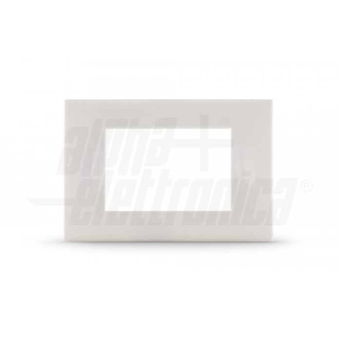 Placca 3 moduli bianca - Serie Astra