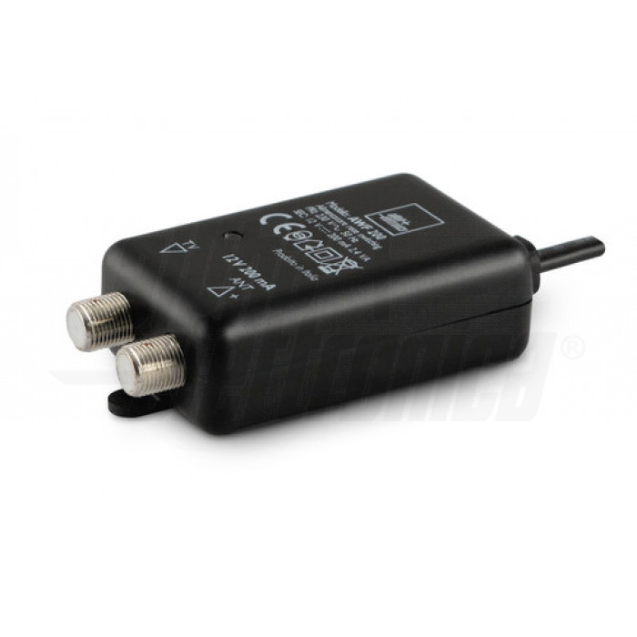 Alimentatore per amplificatore antenna - 15Vdc 200mA - Con connettori F