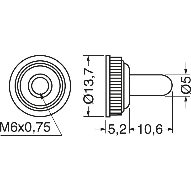 Cappuccio protezione per deviatori MINIATURA - immagine 2