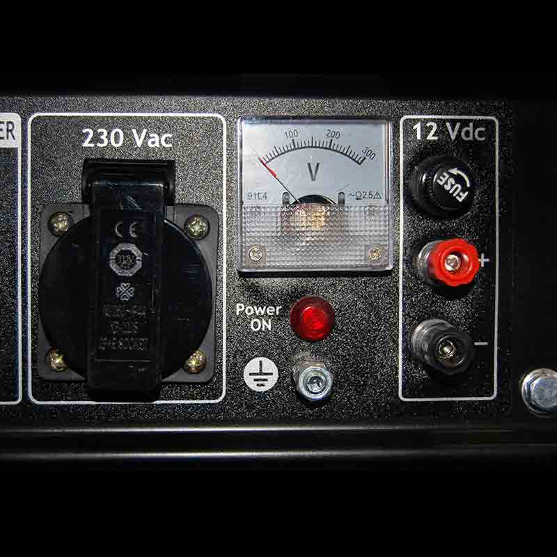 Generatore elettronico a benzina 3200va avviamento mauale - immagine 2