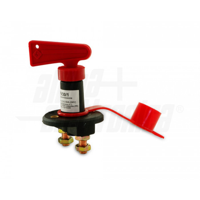 Interruttore per disconnessione Batterie 100A 12V - 50A 24V