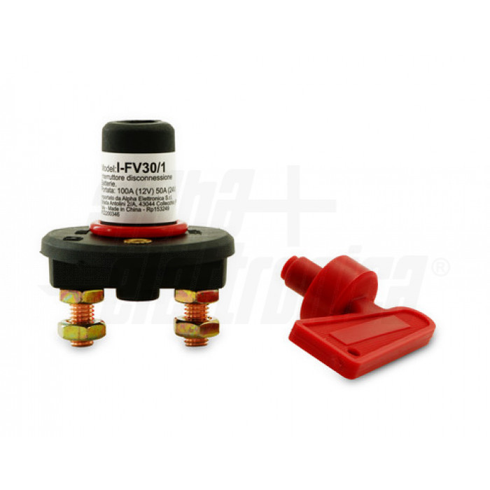 Interruttore per disconnessione Batterie 100A 12V - 50A 24V - immagine 2