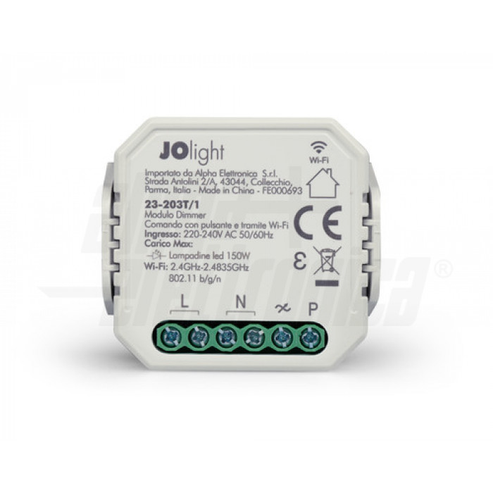 Dimmer Alpha Smart taglio di fase 220-240Vac per lampade LED