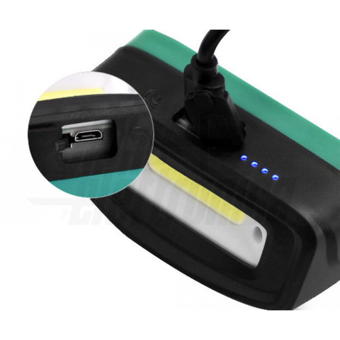 Lampada frontale con sensore intelligente - 5W - Serie Adventure - immagine 2