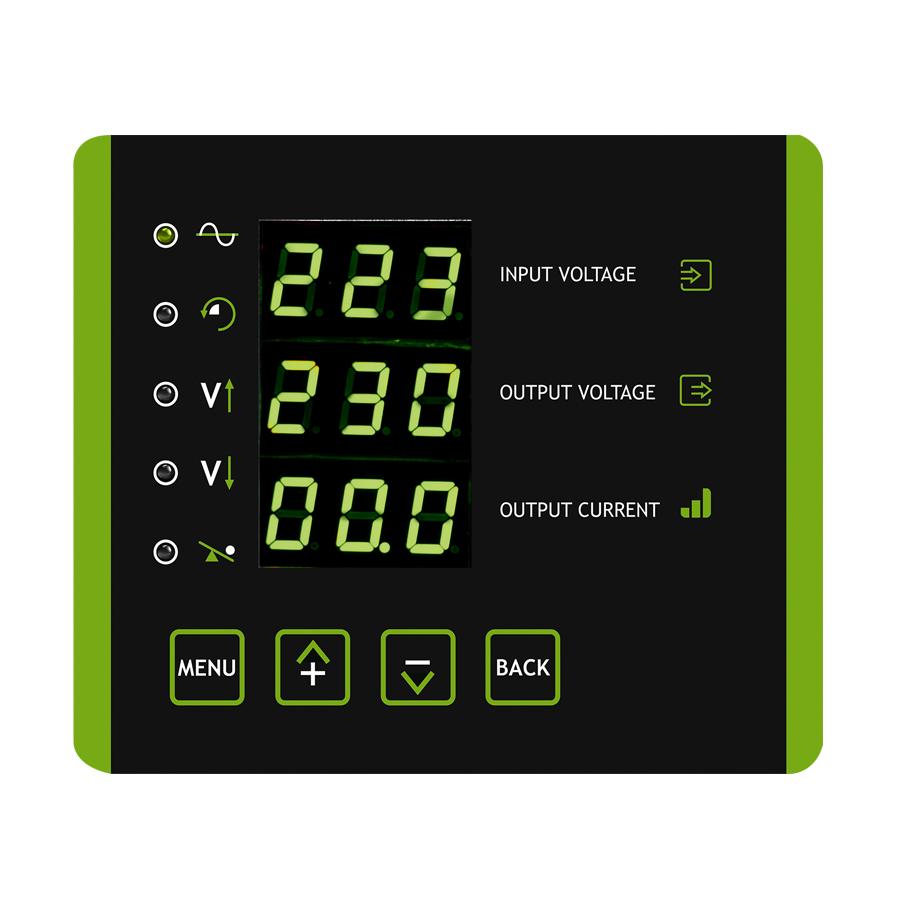 Stabilizzatore monofase 10KVa servoassistito a controllo elettronico - immagine 2