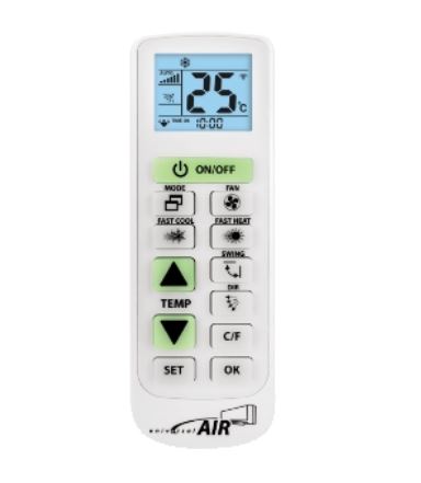 UNIVERSAL AIR - Telecomando universale per climatizzatori con display