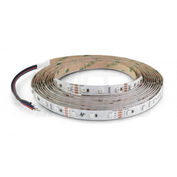 Striscia Led RGB 5mt 12Vdc 12W/m 60 Led/m 3535