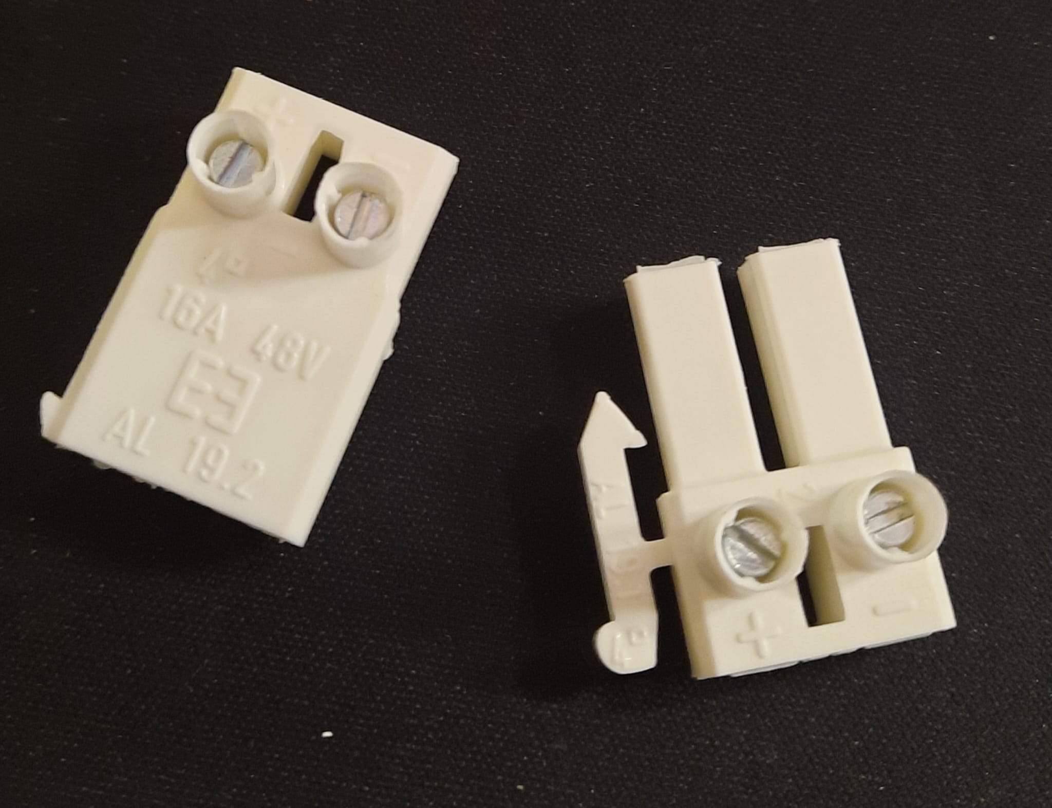 Connettore di sicurezza 2 poli femmina + maschio