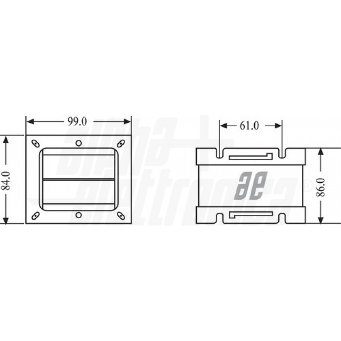 Trasformatore per PCB 150W - 12+12V da circuito stampato o a pannello - immagine 2