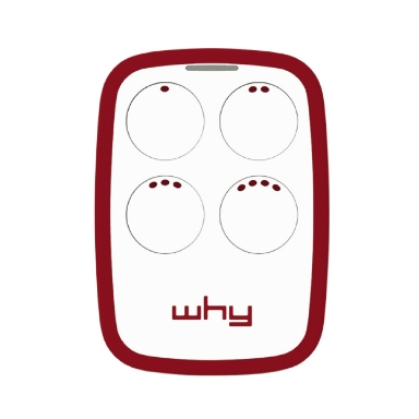 Radiocomando WHY EVO GRANADE RED multifrequenza ad autoapprendimento