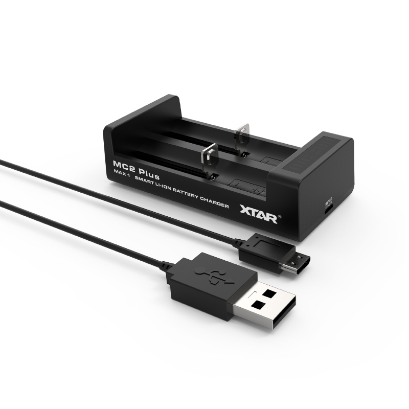 MC2 PLUS - Caricabatterie Li-Ion per 2 batterie da 10440 a 26650 - immagine 2