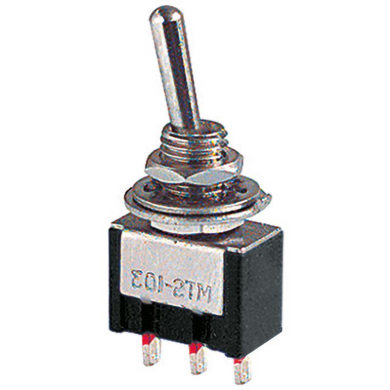 Deviatore miniatura 1 scambio 2 posizione 125V 6A