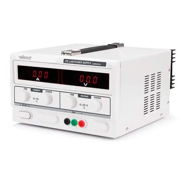 Alimentatore Lineare da laboratorio 0-30 V/10 A
