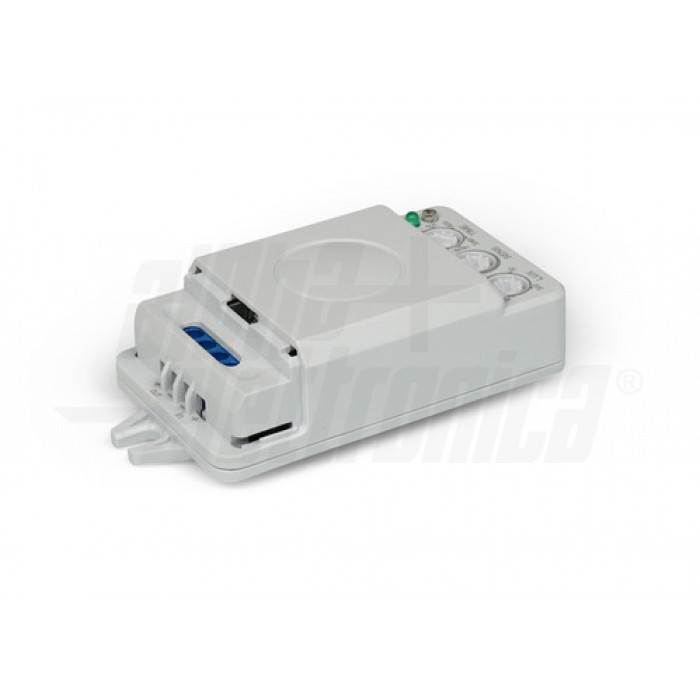 Sensore di movimento a microonde 12/24V e luminosità per interno IP20