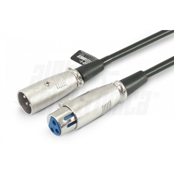 Cavo da spina XLR 3 poli a presa XLR 3 poli - 5m