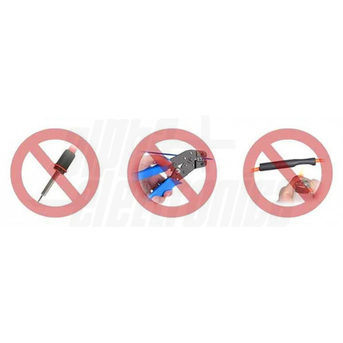 Kit giunzioni autosaldanti termoretraibili - Set 50 pezzi - immagine 4