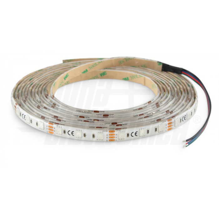 Striscia Led 5m 60 Led/m 3535 12Vdc 12W/m IP65 - RGB