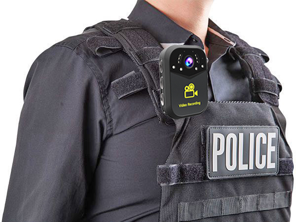 Police Body Camera con display LCD a colori da indossare - immagine 2