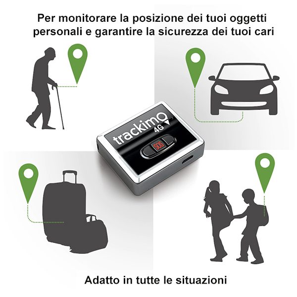TRACKIMO UNIVERSAL 4G -Localizzatore GPS/GSM/Wi-Fi con funzione SOS – 4G - immagine 2