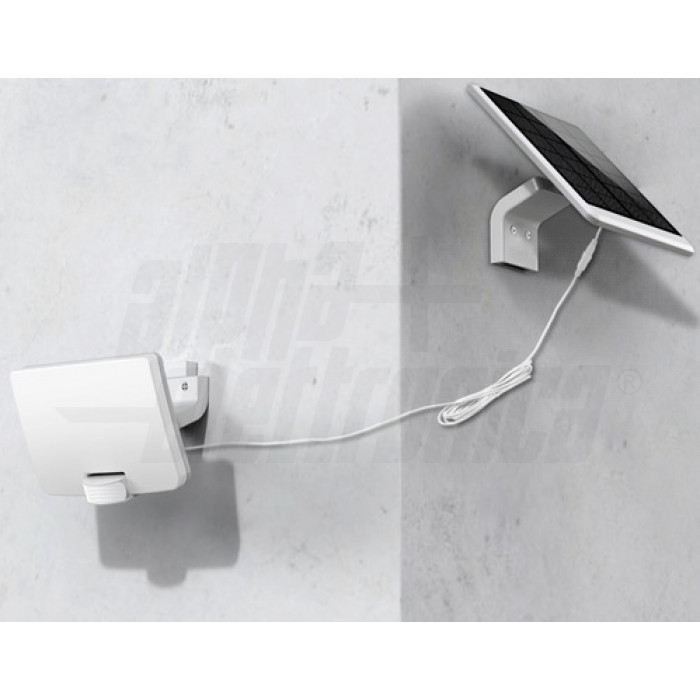 Proiettore solare Led 11W Con sensore PIR Ricaricabile Bianco naturale - immagine 3