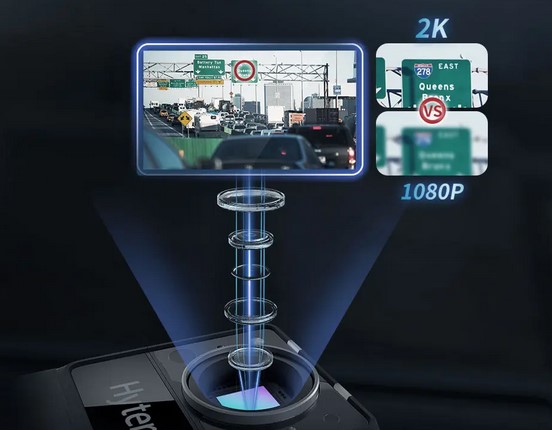 GC550 Hytera - 2K Mini Body Cam Infrared Night Vision - immagine 4