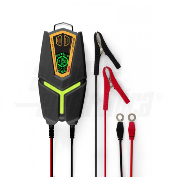 Caricabatterie 2/4/8A 12/24V 5-160Ah Pb/LifePO4 smart 9 fasi  serie YGO