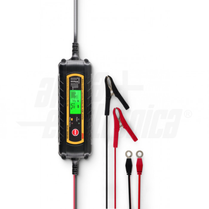 Caricabatterie 1/4A 6/12V 5-120Ah Pb/LiFePO4 smart 4 fasi serie PROCHARG