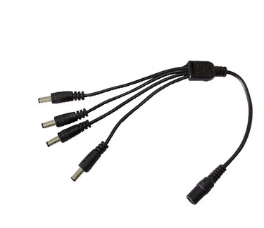 Cavo splitter di alimentazione DC fino a 4 apparecchiature cavo 30cm