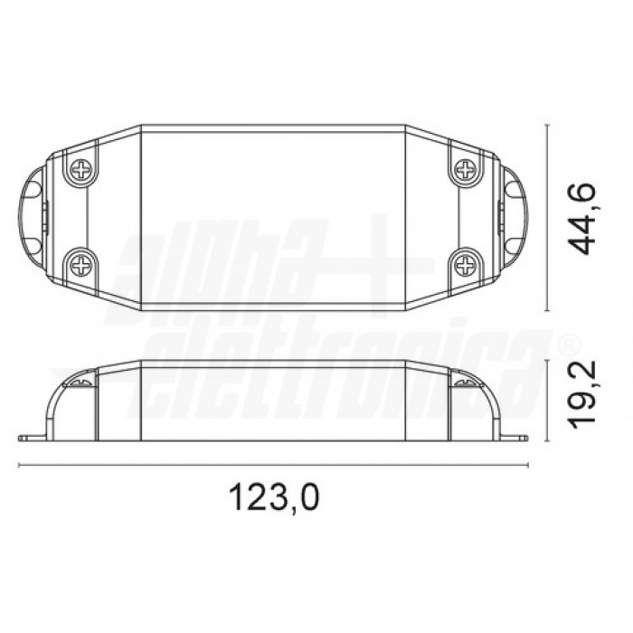 Alimentatore per LED a tensione costante 30W - 12Vdc - immagine 2