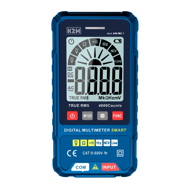 KM-TBC1 Multimetro smart digitale automatico con vero valore efficace