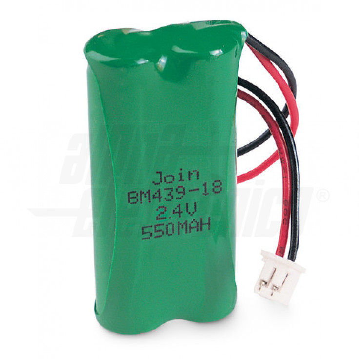 Pacco batterie Ni-Mh AAA 2,4V 600mAh - ricaricabile con connettore