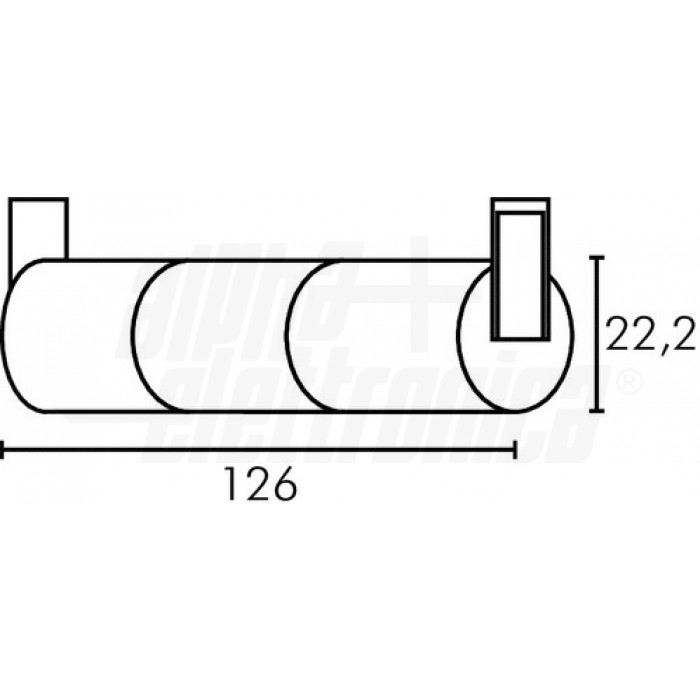 Pacco batterie Ni-Mh SC 3,6V 2200mAh - ricaricabile lamelle a saldare - immagine 2