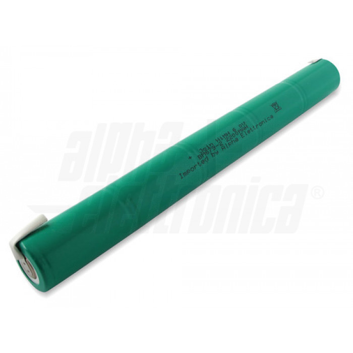 Pacco batterie Ni-Mh SC 6V 2200mAh - ricaricabile lamelle a saldare