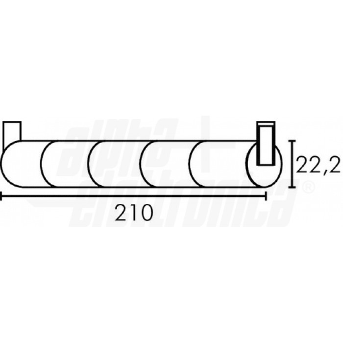 Pacco batterie Ni-Mh SC 6V 2200mAh - ricaricabile lamelle a saldare - immagine 2