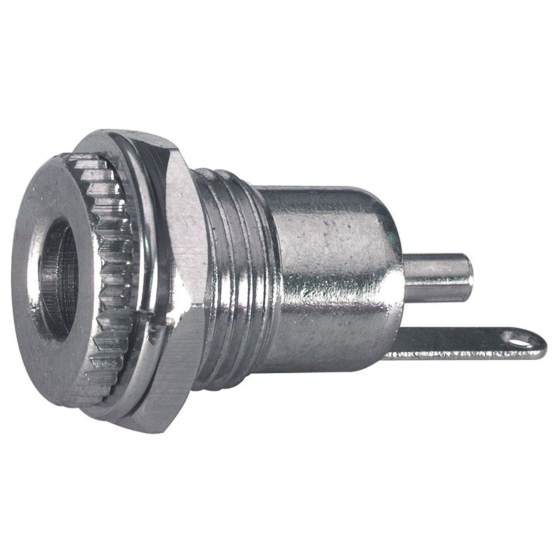 Spina coassiale di alimentazione  2,1/5,5mm da pannello