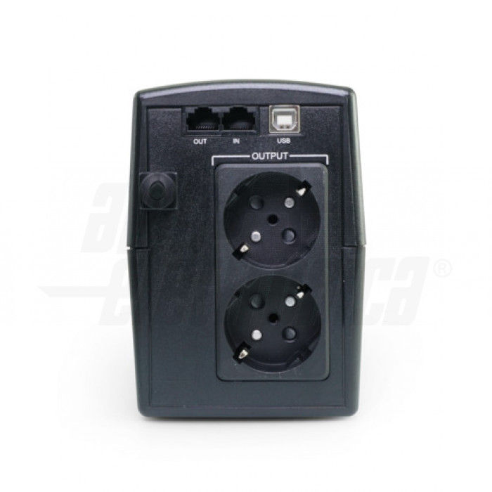 Gruppo di continuità UPS 1000VA 600W Line interactive 2 prese tedesche - immagine 2