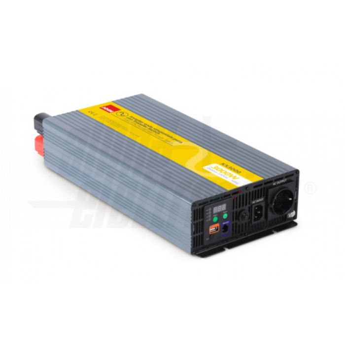 Inverter Onda pura 3000W Ingresso 24Vdc, Uscita 230Vac - con bypass 230V