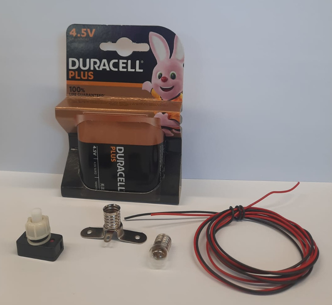 STEM - Kit per esperimento circuito elettrico base adatto per la scuola