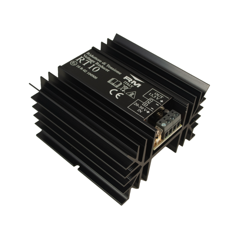 RT10 - Riduttore di tensione da 24V a 12V 10A