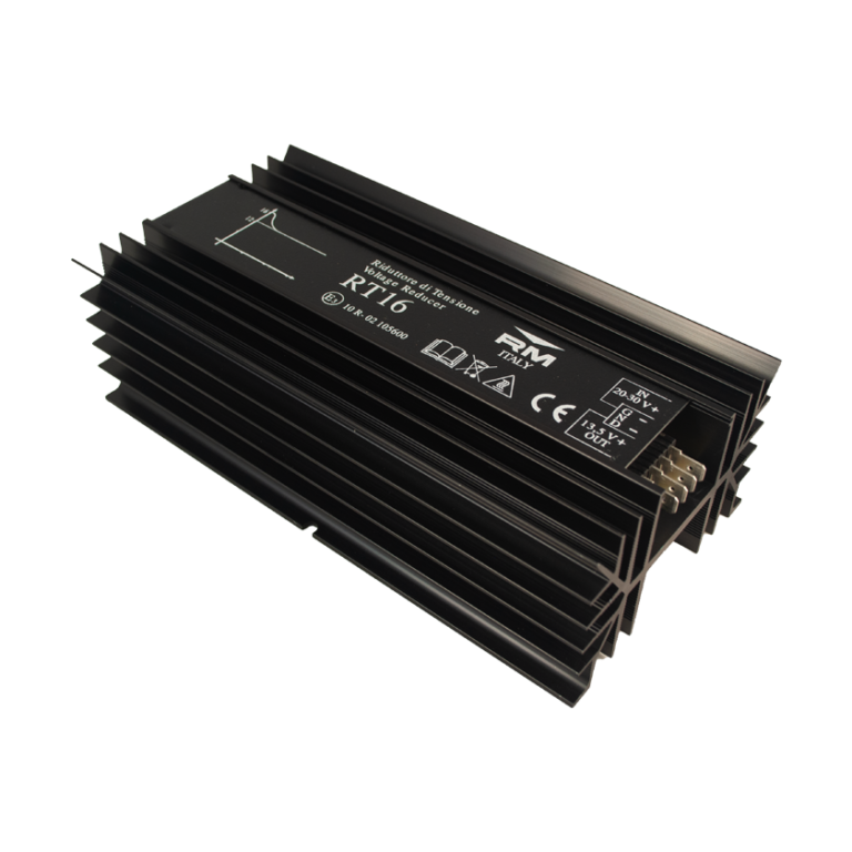 RT16 - Riduttore di tensione da 24V a 12V 16A