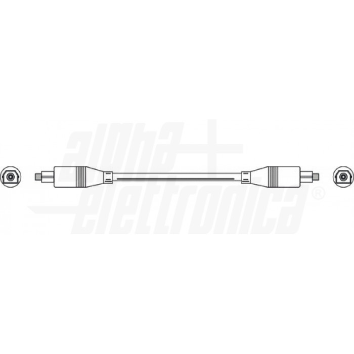 Cavo fibra ottica da spina Toslink a spina Toslink - 10m - immagine 2