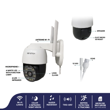 HeyCamMove PRO - Telecamera IP WI-FI HD 1080p motorizzata da esterni - immagine 2