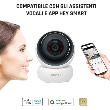 HeyCamPlus - Telecamera IP motorizzata WI-FI da interni HD - immagine 2