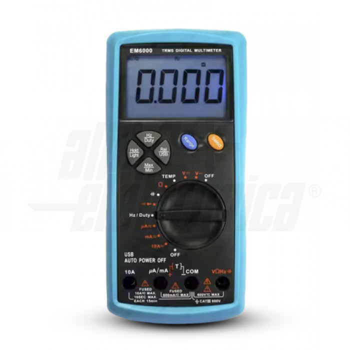 Multimetro digitale con comunicazione USB CAT III