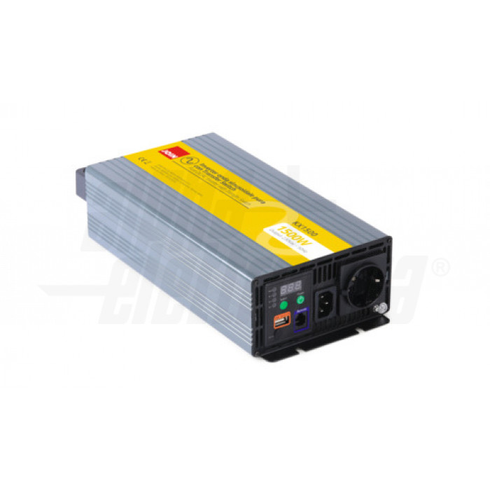 Inverter Onda pura 1500W Ingresso:12Vdc, Uscita:230Vac - con bypass 230V