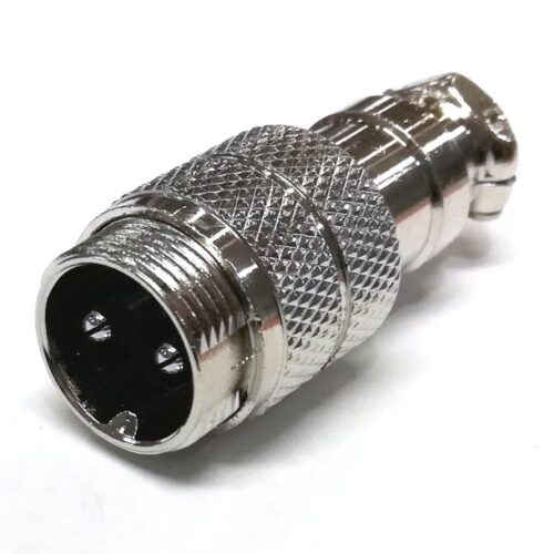Connettore microfonico 2 Pin MASCHIO volante schermata