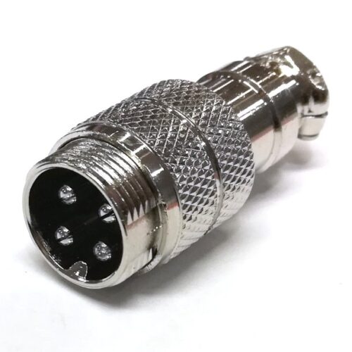 Connettore microfonico 4 Pin MASCHIO volante schermato