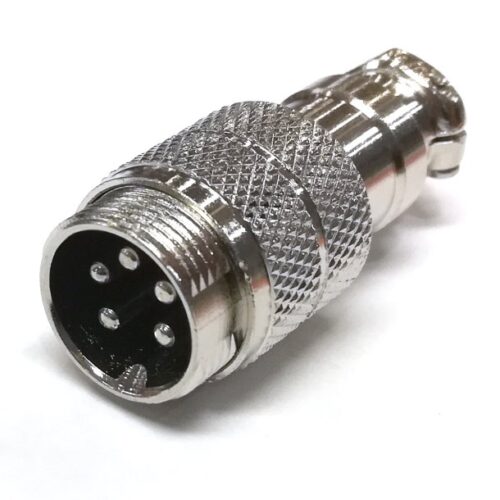 Connettore microfonico 5 Pin MASCHIO volante schermata